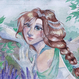 Портрет девушки-феи