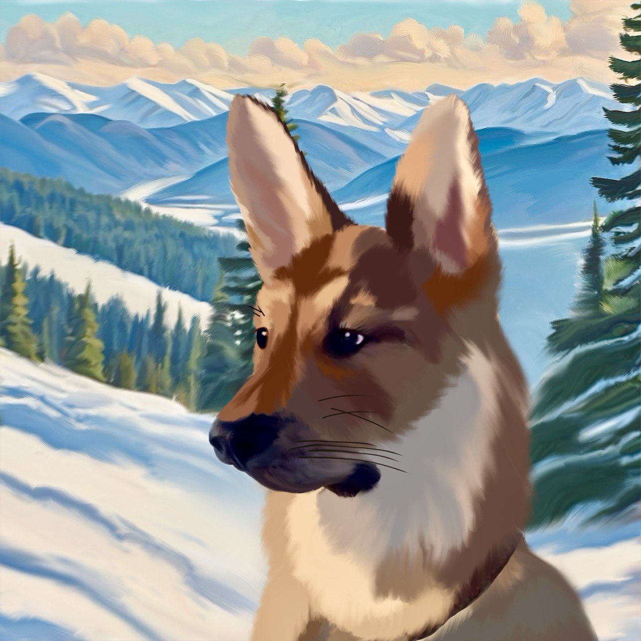 Щенок лайки