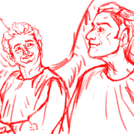 Благие знамения, скетч