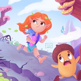 Книжная иллюстрация. Приключения Лиры