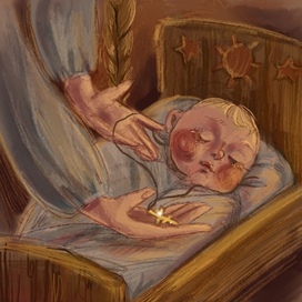 Иллюстрация к стихотворению Олега Чернова "Блаженны предки наши были..."