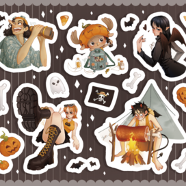 Стикерпак по аниме Ван Пис