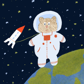 Хомяк-космонавт