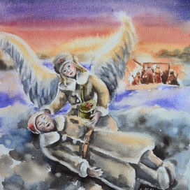 Посвящается медсестра в годы ВОВ