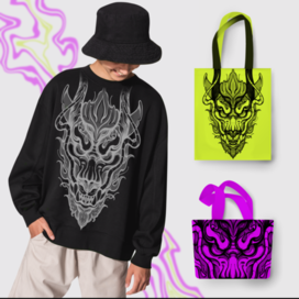 Дракон принт 