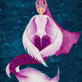 Русалочка "Царевна-Лебедь"