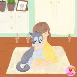 Открытка для приюта HuskyEkb