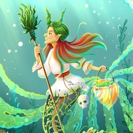 Бабая Яга-русалка