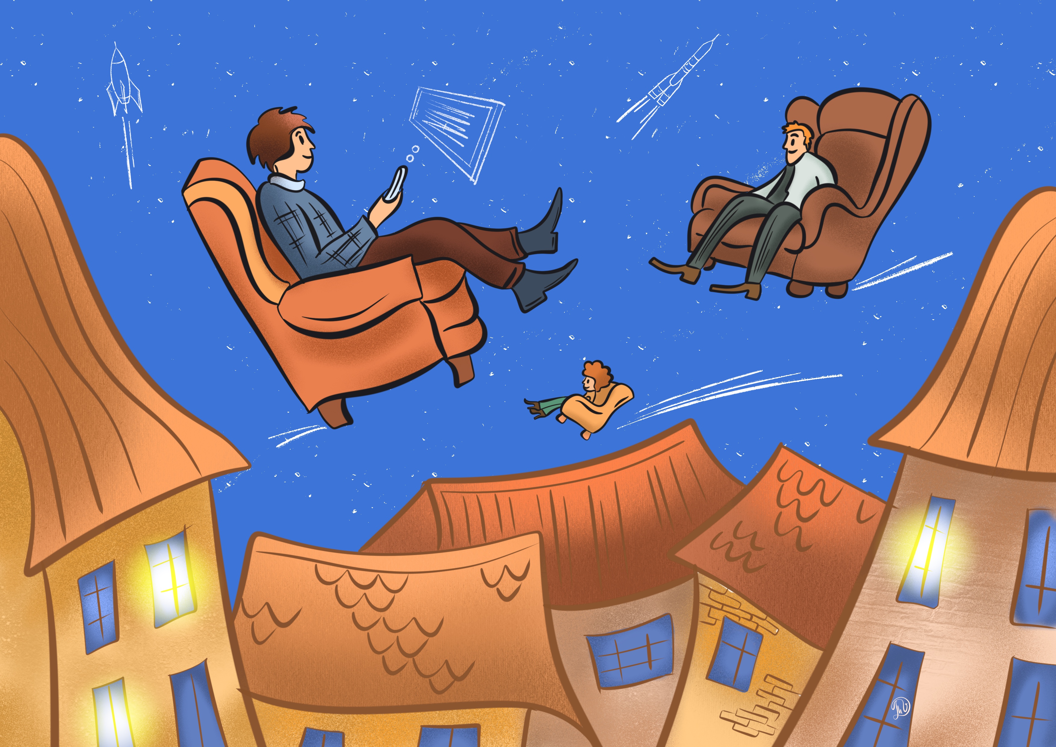 Полетаем над городом