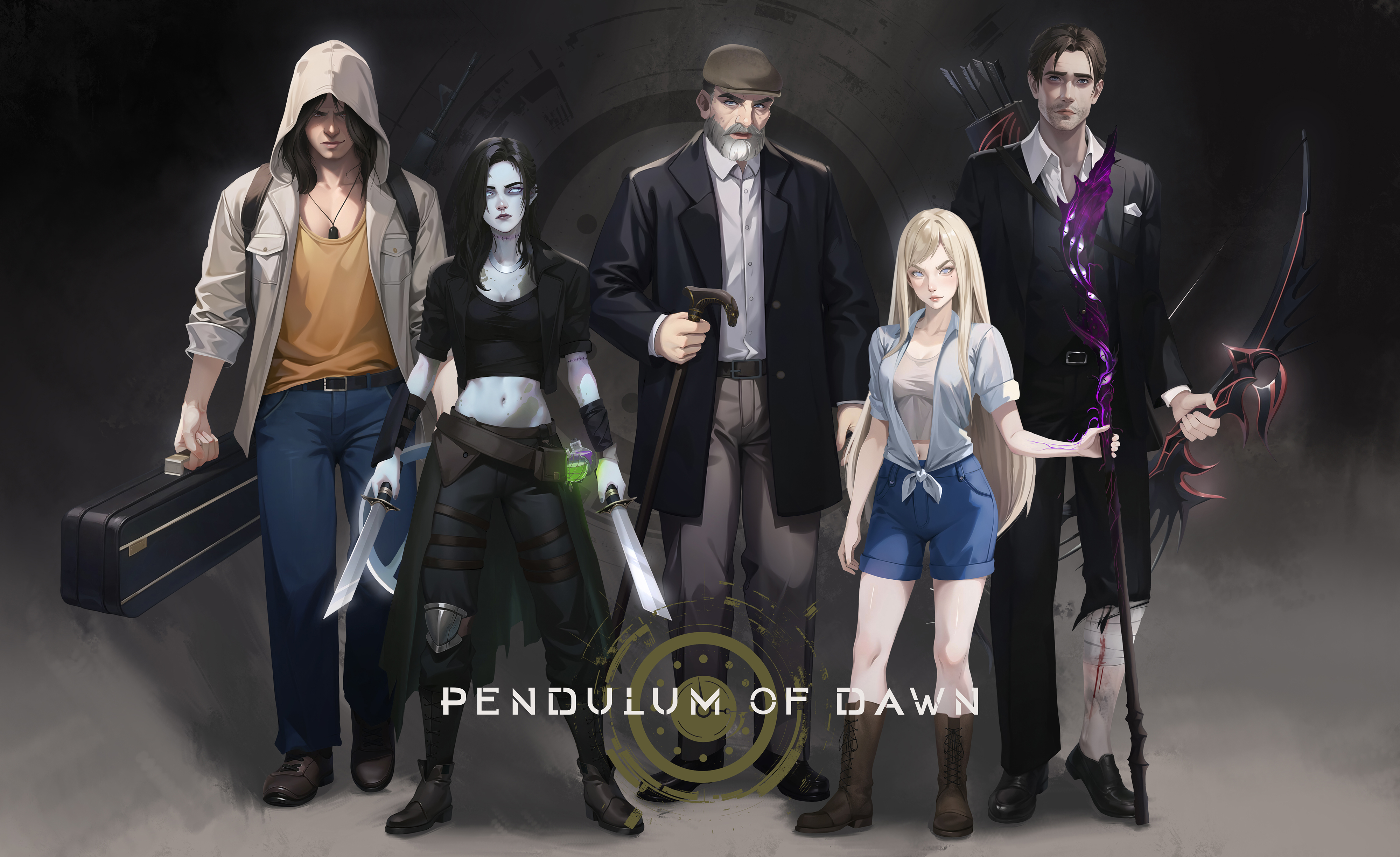 Pendulum of Dawn – Stylized Character Art for Game Project