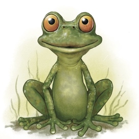Лягушка из сказки про домовенка Кузю