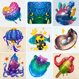 Подборка предметов на Мермай