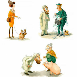 Для книги М. Лазаренская "Доктор Скрипка", издательство Нигма