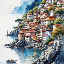 Прибрежный город.