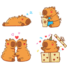 Милые капибары