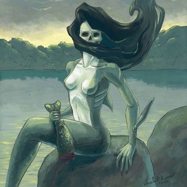 "Череп", 2024 г. Ирина А.Новикова