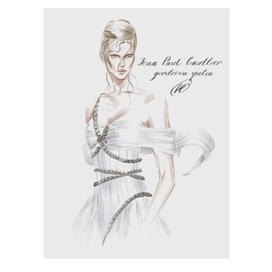 fashion-иллюстрация Jean Paul Gaultier