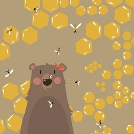 Мишка и мед 