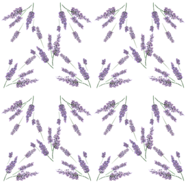 Бесшовный узор с лавандой