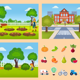 Магнитная игра с фигурками