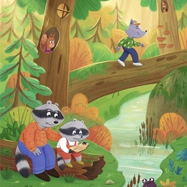 Уроки общения. Книжная иллюстрация