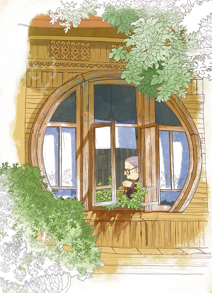 Иллюстрация к авторскому сборнику путевых заметок "Маршрут построен"