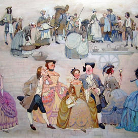 Иллюстрация к автобиографии Дж.Казановы "История моей жизни"