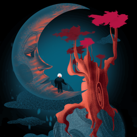 Фрагмент иллюстрации к сказке «Маленький принц»