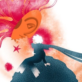 Фрагмент иллюстрации к сказке «Маленький принц»