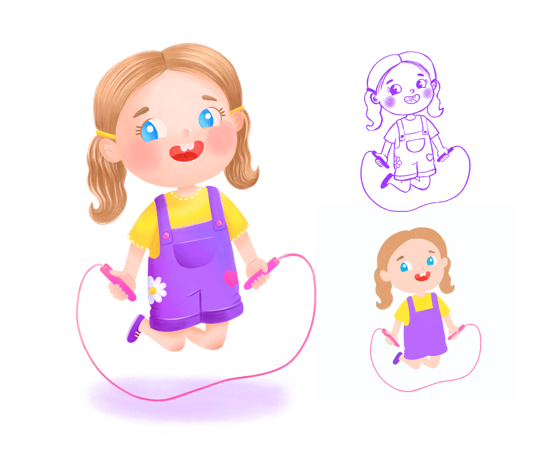 Девочка со скакалкой