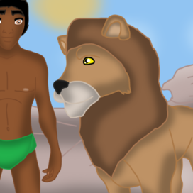 Юноша с львом