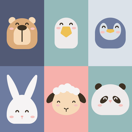 Иллюстрации для детских пледов