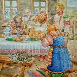 Старик со старухой любили старших сыновей