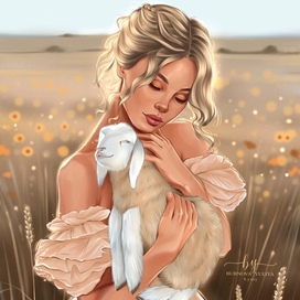 Девушка в поле