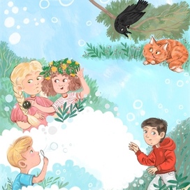 Иллюстрация для журнала Чердобряк