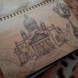 Набросок из книги по архитектуре