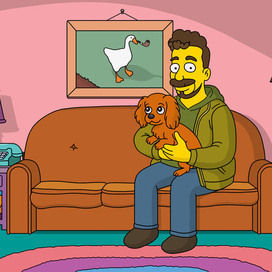 Портрет в стиле Симпсонов