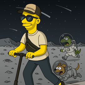 Портрет в стиле Симпсонов