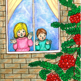 Рябина под окном.