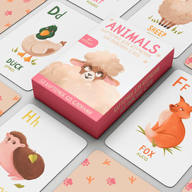 Детские карточки для изучения английского 