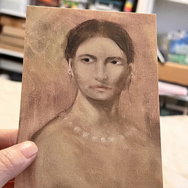 Репродукция картины "Луиза"