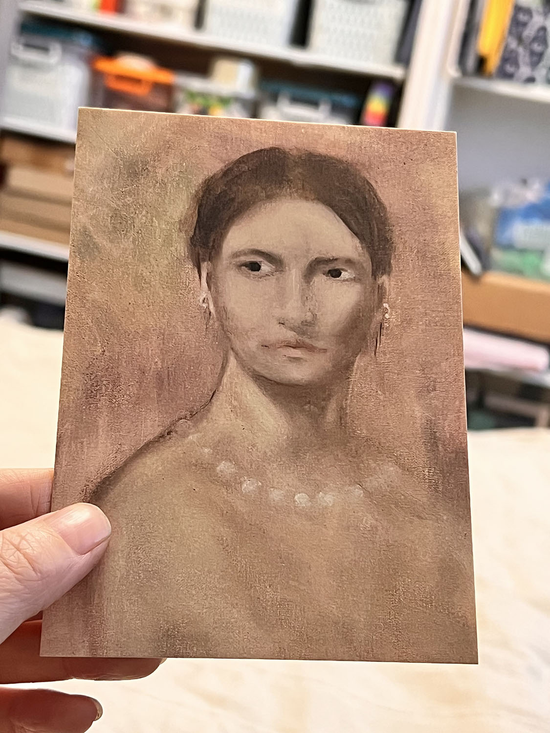 Репродукция картины "Луиза"