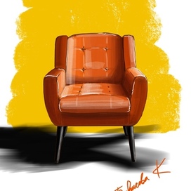 Скетч кресла 
