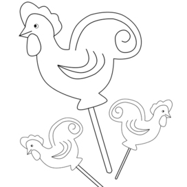 Раскраска "Заигрыш"