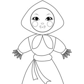 Раскраска "Прощеное воскресенье"