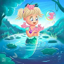 Русалочка находит друзей