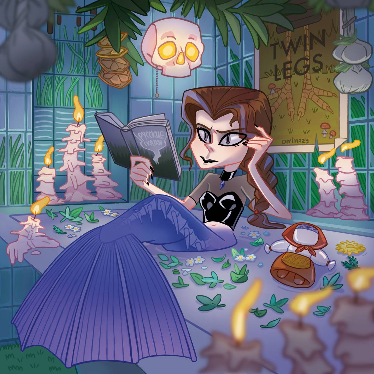 Василиса Прекрасная в роли русалки