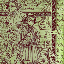 Персонажи Корхон и Амадир Гхальрены