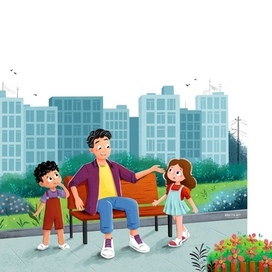 Иллюстрация к книге Куда девается место 