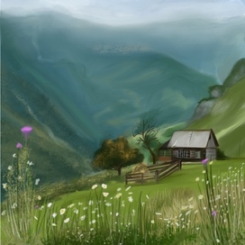 Пейзаж в Осетии